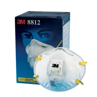 3m 8812 ffp1 valved cup shaped respirators