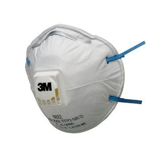 3M 8822 valved cup shaped respirator