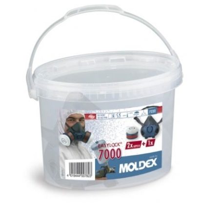 moldex 7232 mask with a2 p3 filters and storage box